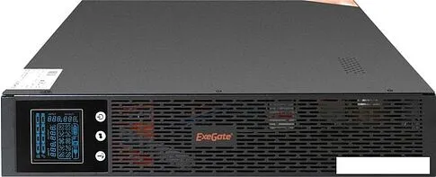 Источник бесперебойного питания ExeGate SinePower UHB-2000.LCD.AVR.C13.RJ.USB.2U
