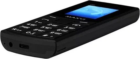 Кнопочный телефон Maxvi C40 (черный)