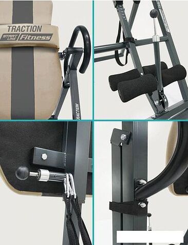 Инверсионный стол Start Line Fitness Traction SLFIT03S-BG (бежевый/серый)