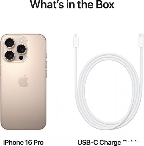 Смартфон Apple iPhone 16 Pro Dual SIM 128GB (пустынный титан)