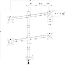 Кронштейн для монитора MasterKron UDT01-C048N