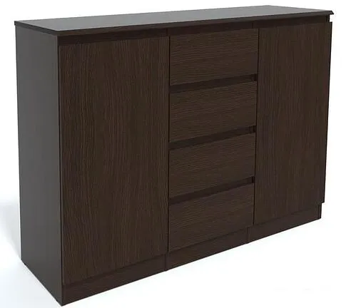 Тумба Евва Турин ТР-2D4S/V (венге)