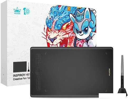 Графический планшет Huion Inspiroy H610X (черный)