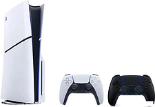 Игровая приставка Sony PlayStation 5 Slim (2 геймпада, белый/черный)