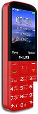 Кнопочный телефон Philips Xenium E227 (красный)