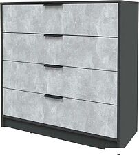 Комод Интерлиния Концепт КТ-К100 (бетон/антрацит)