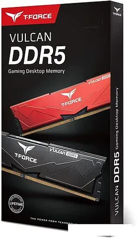 Оперативная память Team T-Force Vulcan 2x16ГБ DDR5 5600 МГц FLBD532G5600HC32DC01