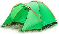 Треккинговая палатка Sundays Camp 4 (зеленый/желтый)