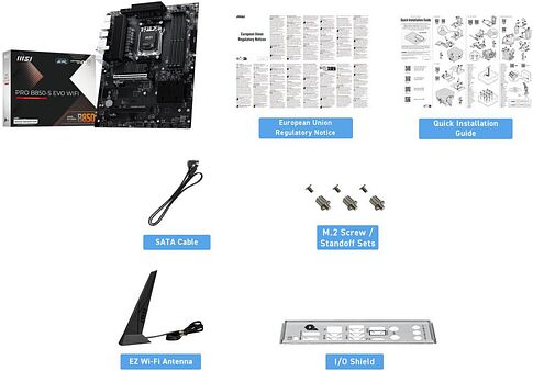Материнская плата MSI Pro B850-S Evo WiFi