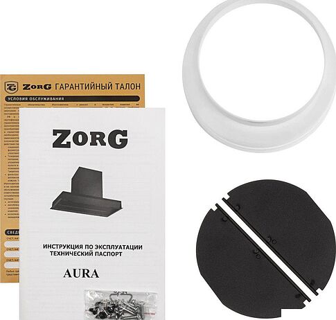 Кухонная вытяжка ZorG Aura 1260 60 S-GS (черный)