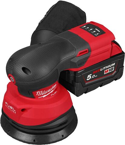 Эксцентриковая шлифмашина Milwaukee M18 FROS125 4933498254 (с 2-мя АКБ, кейс)