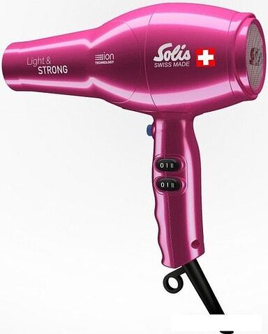 Фен Solis Light and Strong (розовый)