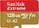 Карта памяти SanDisk Extreme SDSQXAA-128G-GN6MA microSDXC 128GB