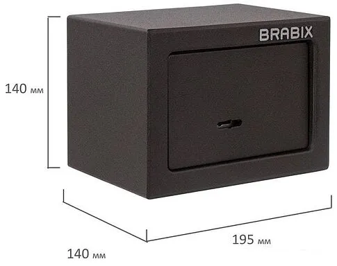 Мебельный сейф Brabix SF-140KL