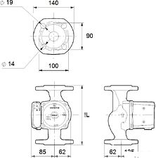 Насос Grundfos UPS 32-80 F 220