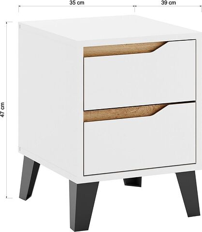 Тумба ЭлиГард Eyva 2S (белый)