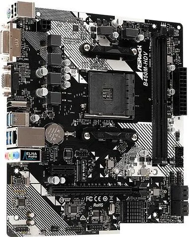 Материнская плата ASRock B450M-HDV R4.0