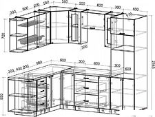 Готовая кухня Интерлиния Мила Деко 1.88x2.4 левая (слоновая кость/слоновая кость/кастилло темный) Готовая кухня Интерлиния Мила Деко 1.88x2.4 левая (слоновая кость/слоновая кость/кастилло темный)