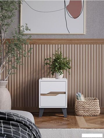 Тумба ЭлиГард Eyva 2S (белый)