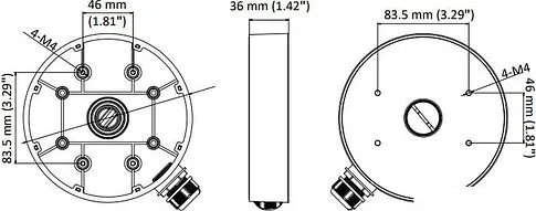 Кронштейн Hikvision DS-1280ZJ-DM55