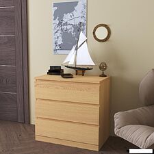 Комод Mio Tesoro Varma Prime 3 (дуб беленый)