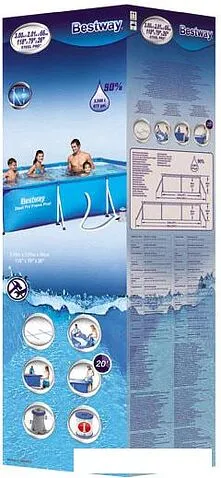 Каркасный бассейн Bestway 56411 (300х201х66)