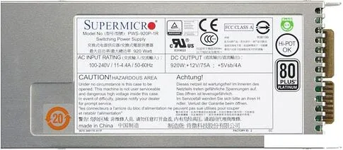 Блок питания Supermicro PWS-920P-1R
