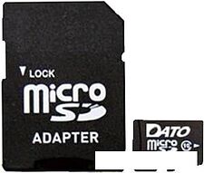 Карта памяти Dato microSDHC DTTF016GUIC10 16GB (с адаптером) Карта памяти Dato microSDHC DTTF016GUIC10 16GB (с адаптером)