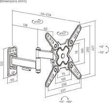 Кронштейн для телевизора Roome LDA40-222-R
