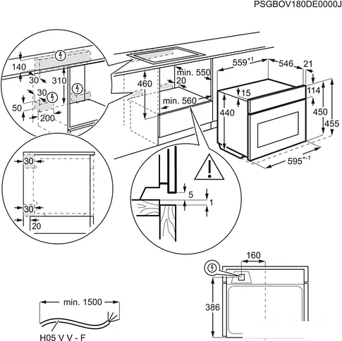 Электрический духовой шкаф Electrolux KVBAS21WX