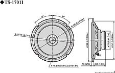 Компонентная АС Pioneer TS-1701i Компонентная АС Pioneer TS-1701i