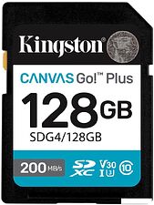 Карта памяти Kingston Canvas Go! Plus SDXC 128GB SDG4/128GB Карта памяти Kingston Canvas Go! Plus SDXC 128GB SDG4/128GB