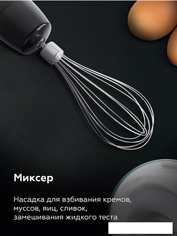 Погружной блендер BQ HB601S (сталь/черный)