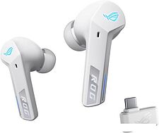 Наушники ASUS ROG Cetra True Wireless SpeedNova Moonlight White Наушники ASUS ROG Cetra True Wireless SpeedNova Moonlight White