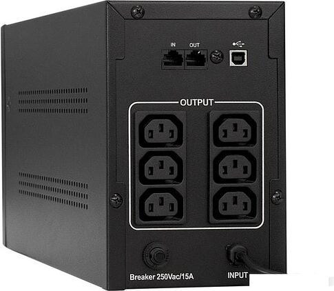 Источник бесперебойного питания ExeGate SpecialPro Smart LLB-1000.LCD.AVR.C13.RJ.USB