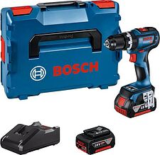 Ударная дрель-шуруповерт Bosch GSB 18V-90 C Professional 06019K6106 (с 2-мя АКБ 5 Ач, кейс) Ударная дрель-шуруповерт Bosch GSB 18V-90 C Professional 06019K6106 (с 2-мя АКБ 5 Ач, кейс)