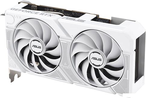 Видеокарта ASUS Dual GeForce RTX 5060 8GB GDDR7 White OC Edition DUAL-RTX5060-O8G-WHITE