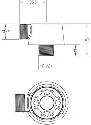 Шланговое подключение ZorG AZR 4 BR