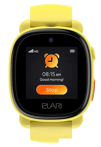 Детские умные часы Elari KidPhone 4G Lite (желтый)