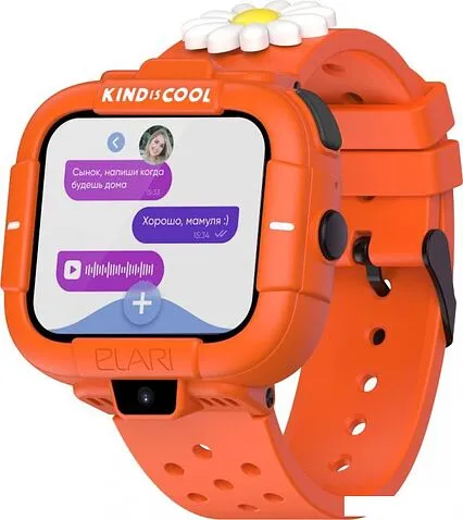 Детские умные часы Elari KidPhone MB (оранжевый)
