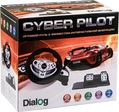 Руль Dialog GW-255VR