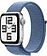 Умные часы Apple Watch SE 2 40 мм (алюминиевый корпус, серебристый/синий шторм, нейлоновый ремешок)