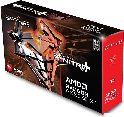 Видеокарта Sapphire Nitro+ Radeon RX 9060 XT 11350-01-20G