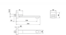Душевая система  Berges Wasserhaus Nardis 3S 071012