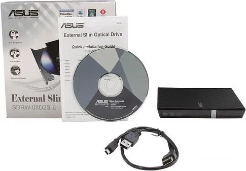 DVD привод ASUS SDRW-08D2S-U (черный)