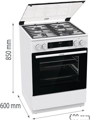Кухонная плита Gorenje GKS6C70WA
