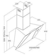 Кухонная вытяжка Akpo Cetias 50 WK-4 (черный)