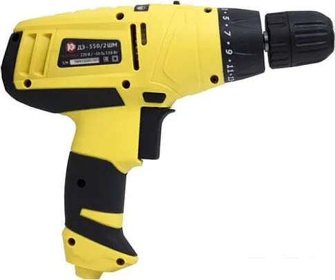 Дрель-шуруповерт Калибр Мастер ДЭ-550/2ШМ