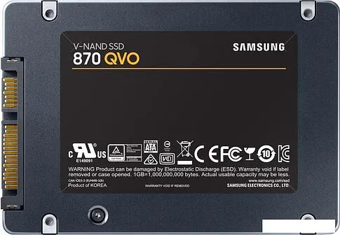 SSD Samsung 870 QVO 2TB MZ-77Q2T0BW