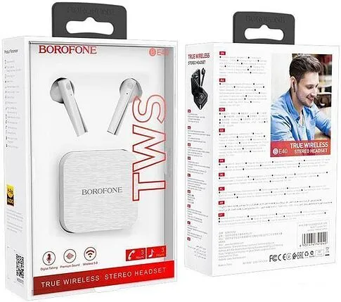 Наушники Borofone BE40 (белый)
